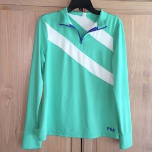 FILA Performance Quarter Zip Long Sleeve Pullover